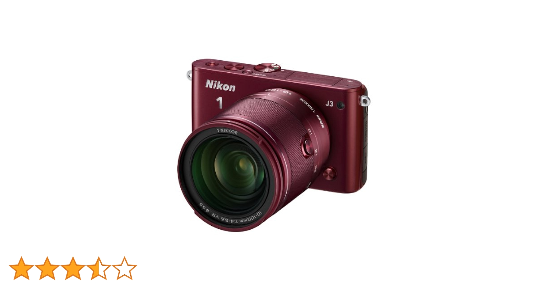 Nikon NIKON 1 J3 10X ズームキット RED Amazon | Nikon ミラーレス一眼 Nikon 1 J3 小型10倍ズーム